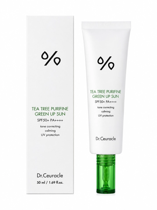 Dr.Ceuracle Tea Tree Purifine Green Up Sun quyoshdan himoyalovchi kremi - 