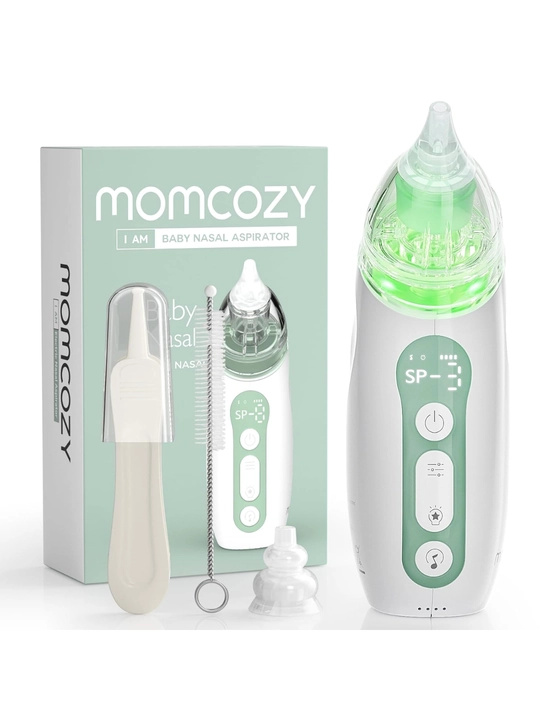 Электрический назальный аспиратор Momcozy для новорожденных и детей с подсветкой - 