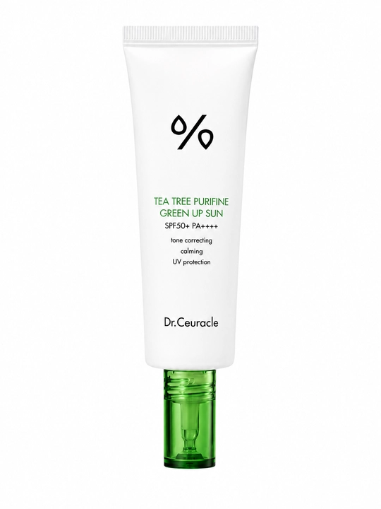 Dr.Ceuracle Tea Tree Purifine Green Up Sun quyoshdan himoyalovchi kremi