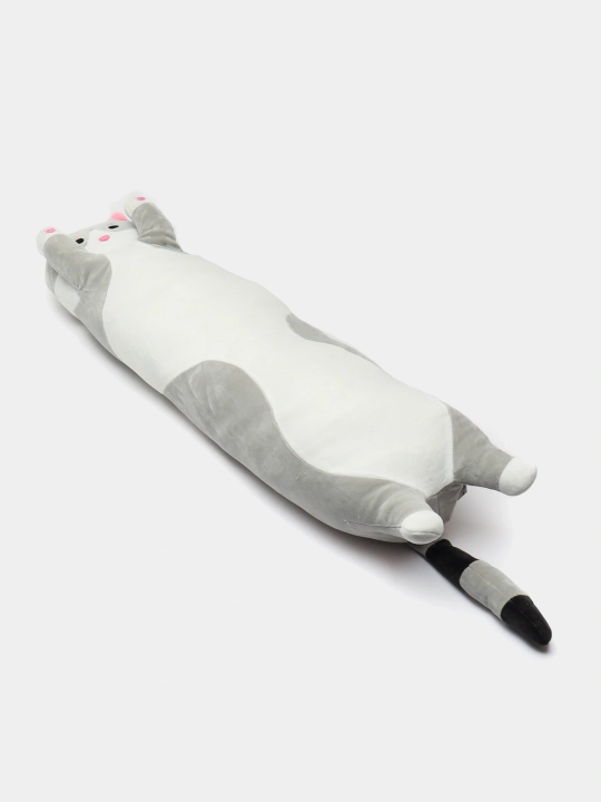 Мягкая игрушка-подушка кот-батон, собака хаски, панда, коала, гусеница, лиса