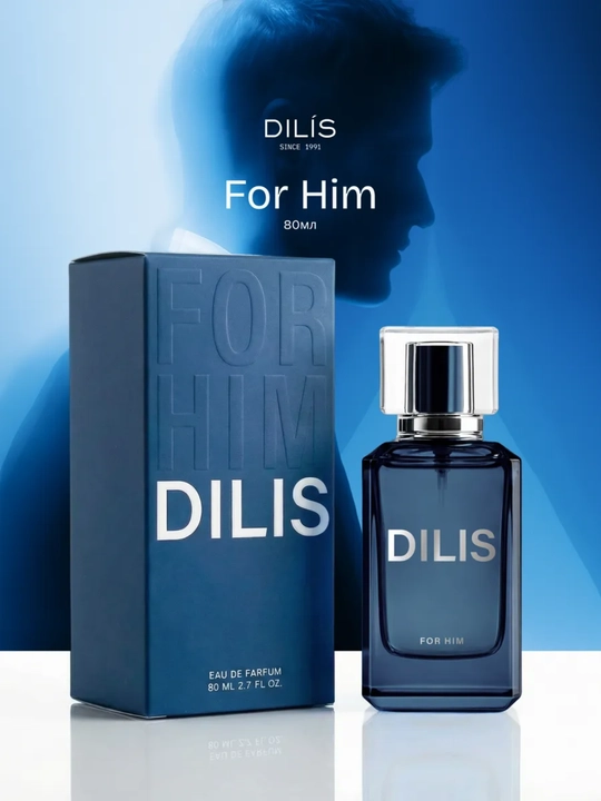 Парфюмерная вода Dilis For Him, для мужчин, 80 мл - 