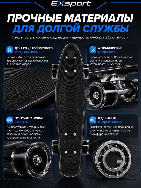 Скейтборд, круизер, пластиковый скейтборд, пенни борд, пенниборд, скейт для детей