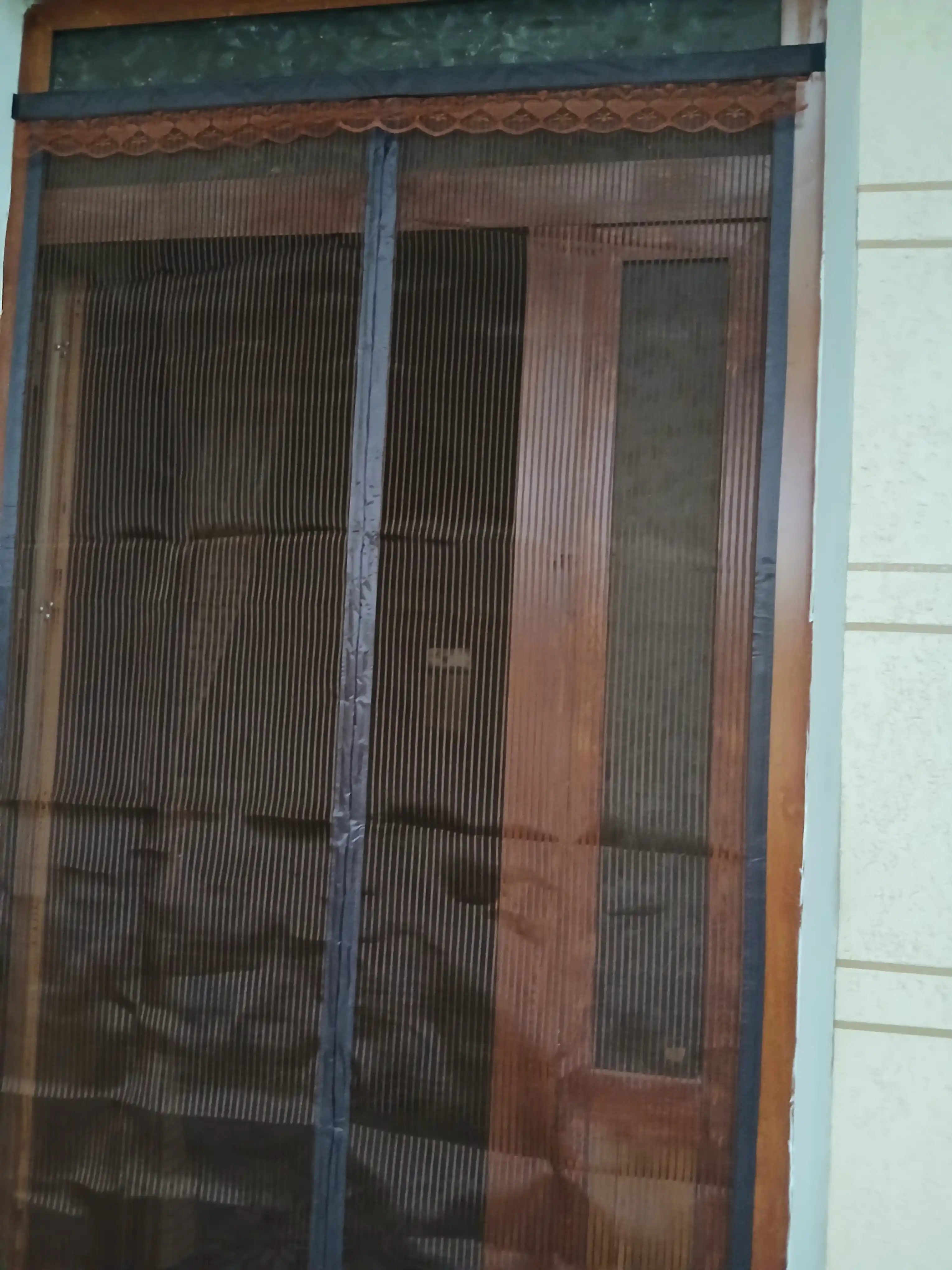 Magnitli eshik uchun chivinga qarshi to'r, 120 * 210 sm va 100 *210 sm issiq saqlovchi