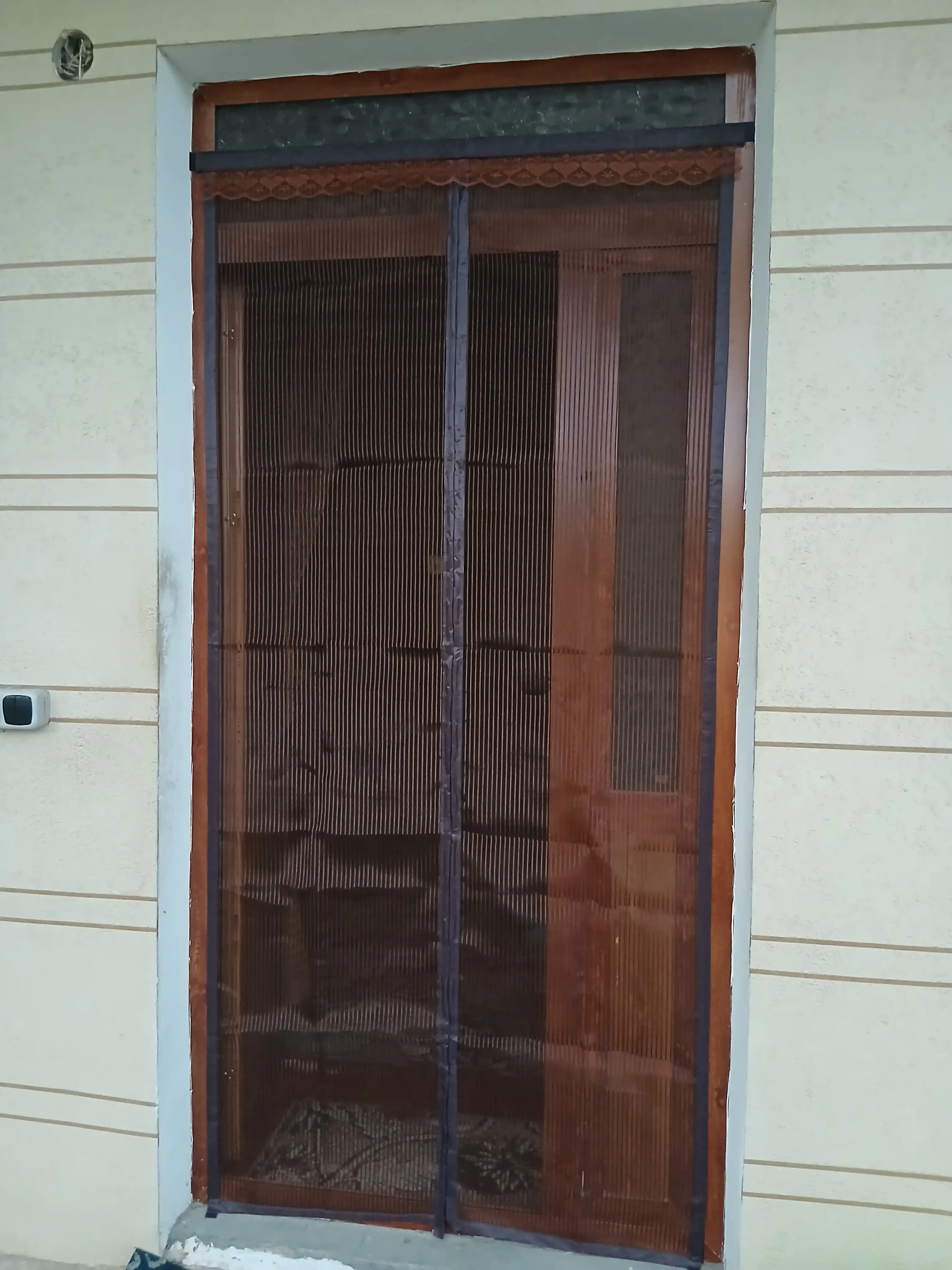 Magnitli eshik uchun chivinga qarshi to'r, 120 * 210 sm va 100 *210 sm issiq saqlovchi