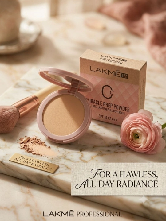 LAKME Miracle Prep yuz pudrasi: kun bo'yi mukammal matlik va quyoshdan ishonchli himoya