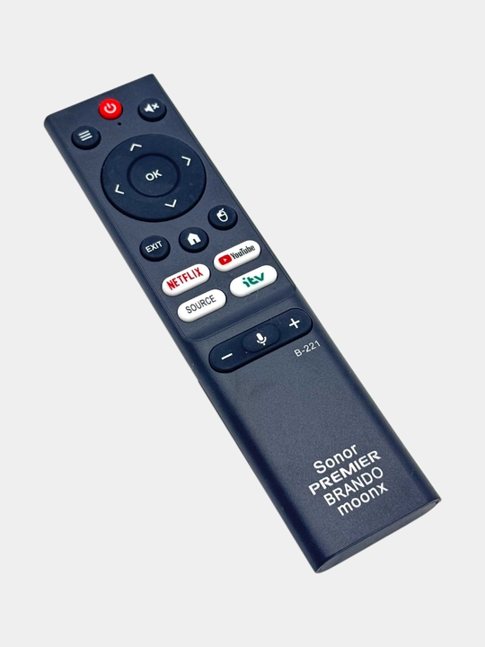 Sonor, Premier, Brando, Moonx smart televizori uchun masofadan boshqarish pulti