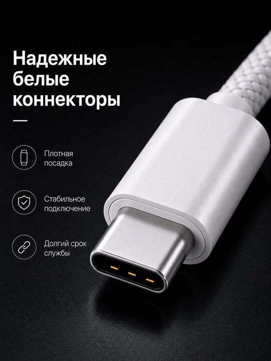 IPhone uchun Type-C to Type-C kabel 60W iPhone zaryadchik USB-C - iPhone 15,16 pro/pro max