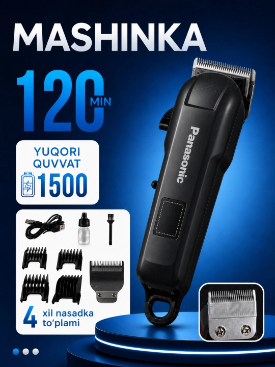 Trimmer, soch va soqol oladigan mashinka, VBT808 - 