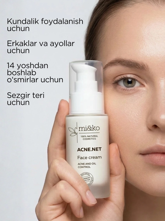 MI&KO Крем против акне для лица ACNE.NET, 30 мл MIKO