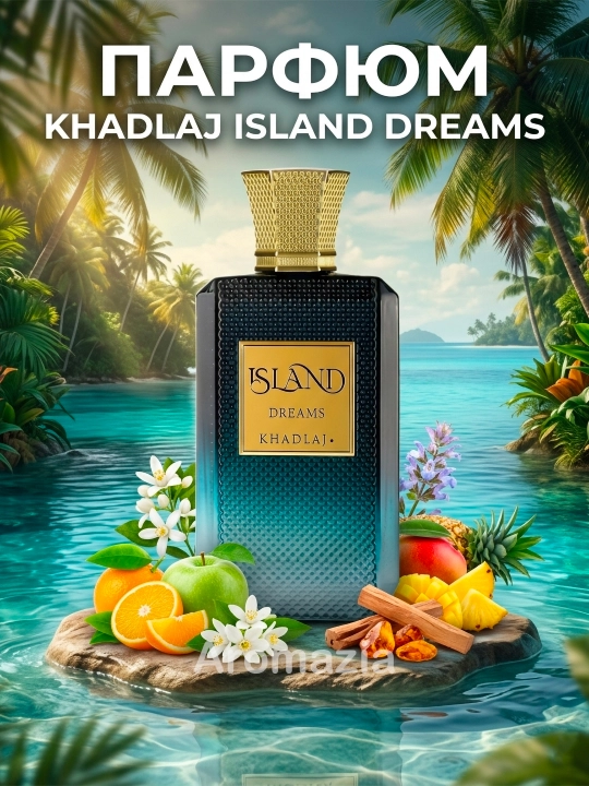 Khadlaj Island Dreams uniseks, 100ml BAA Louis Vuitton Symphony analogi - 