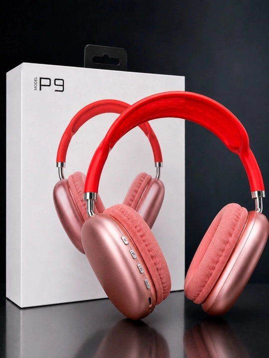Simsiz Bluetooth quloqchinlar, P9 va Pods Max, simsiz mikrofonli, to'liq o'lchamli - 