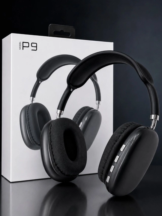 Simsiz Bluetooth quloqchinlar, P9 va Pods Max, simsiz mikrofonli, to'liq o'lchamli - 