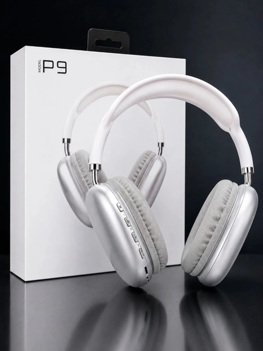 Simsiz Bluetooth quloqchinlar, P9 va Pods Max, simsiz mikrofonli, to'liq o'lchamli - 