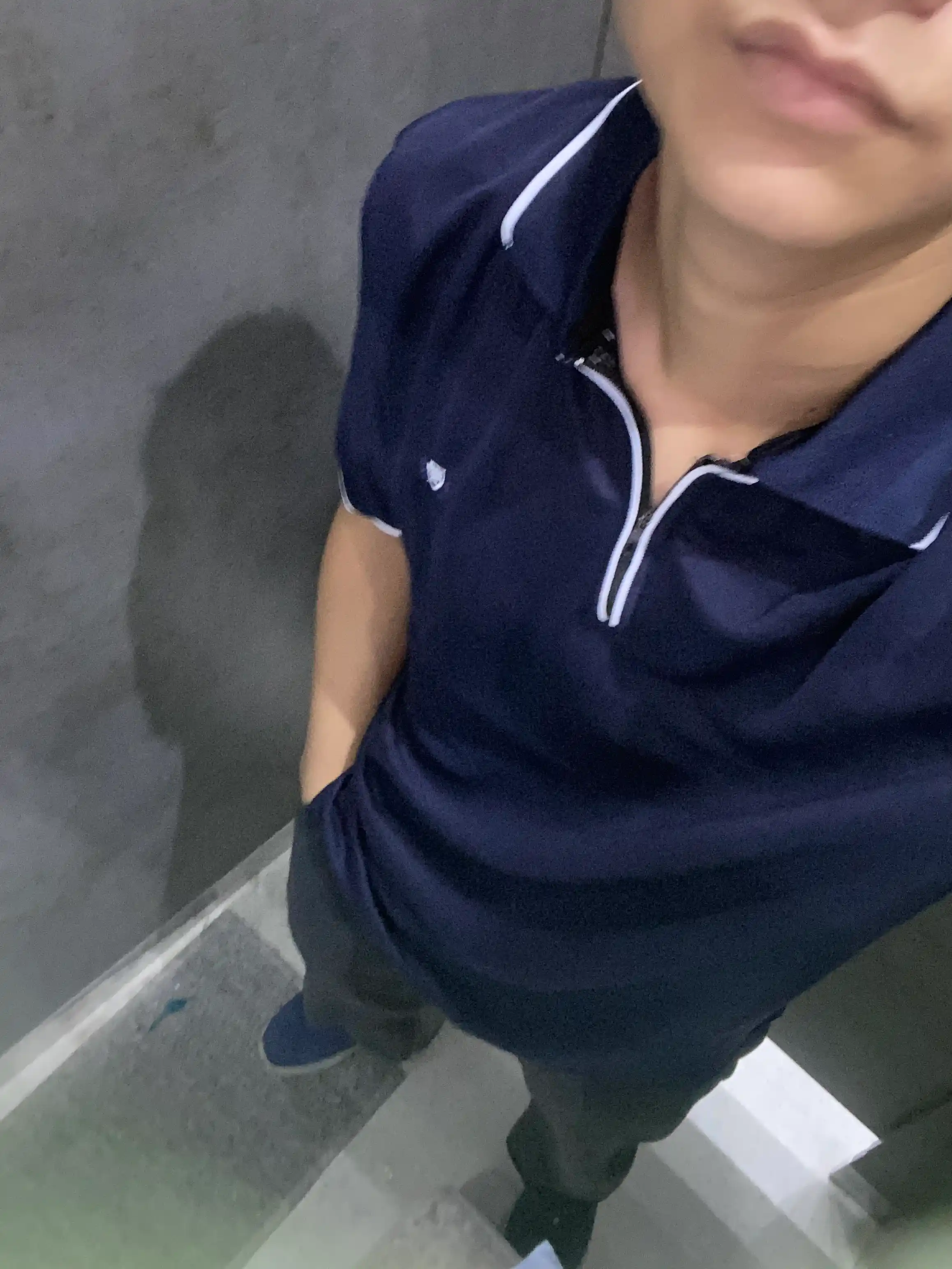 Erkaklar polo futbolkasi, paxta tolali, yozgi, nafas oluvchi, asosiy, yoqali