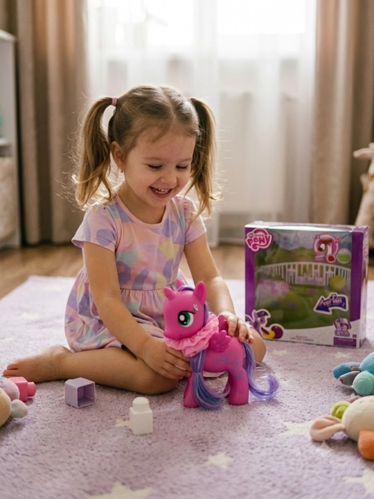 Musiqiy interaktiv poni o'yinchog'i My Little Pony, qiz bolalar uchun sehrli ot, Twilight