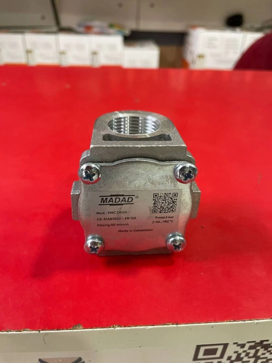 Madad gaz filtri maishiy gaz plitasi hisoblagich qozon uchun universal DN15 DN20 DN25