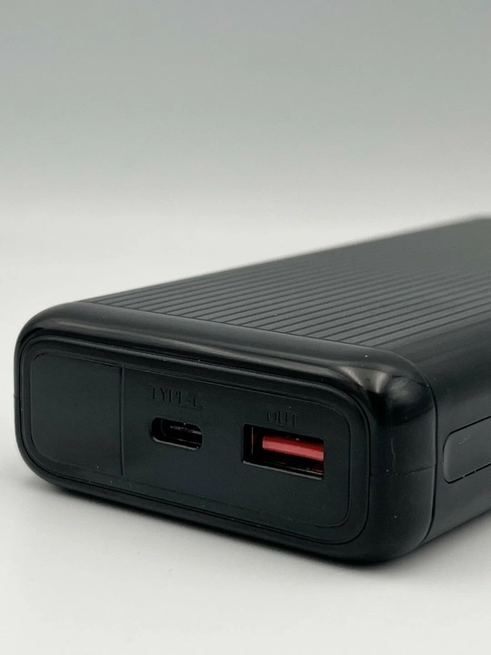 Power Bank 20000 мА·ч, быстрая зарядка, LED-индикатор, защита от перегрева
