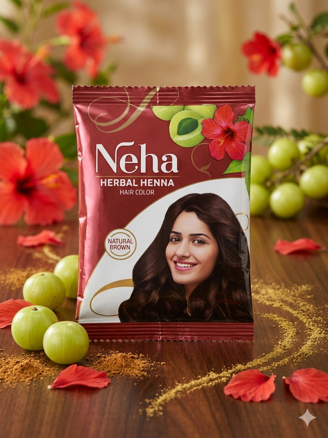 Натуральная хна для волос NEHA, 10 г - 