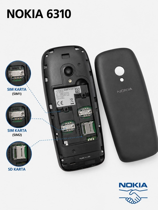 Nokia 6310. klassik dizayn knopkali telefon. nokia telefon. oddiy knopka telefon