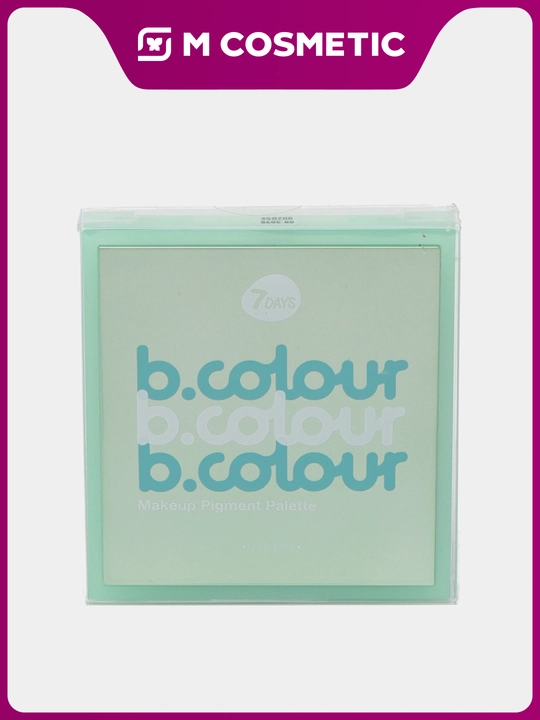 Ko'z qovoqlari uchun tenlar paletkasi 7Days B.Colour, ton 03, 9 gr - 