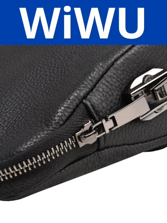 WiWU Alpha Anti-theft Clutch Bag-yuqori sifatli ecocharmdan tayyorlangan barsetka clutch