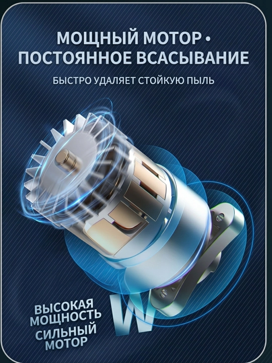 Simsiz avtomobil changyutgichi 6 in 1, puflagich va vakuum nasos, 3500 mAh, Type-C