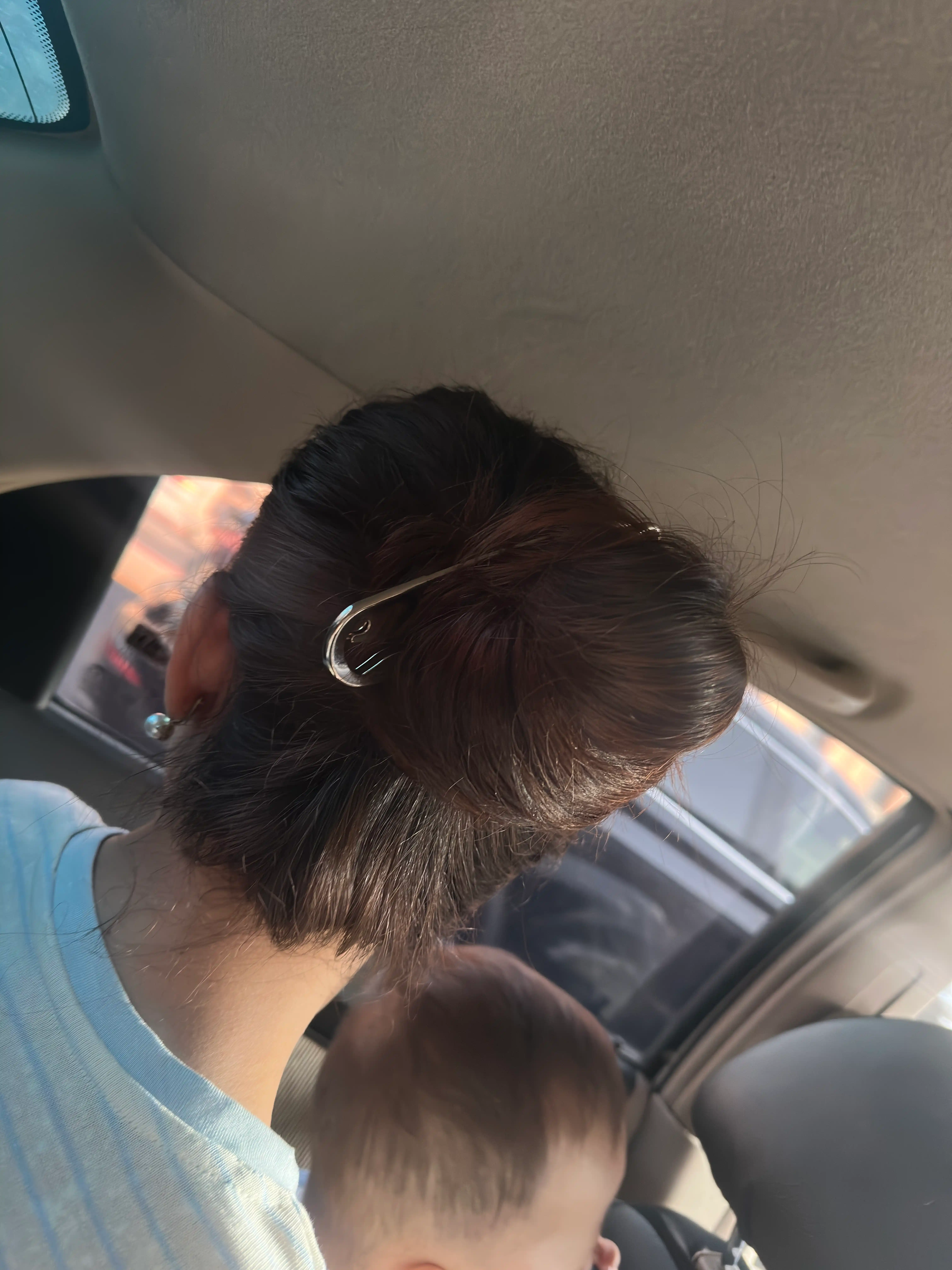Заколка для женщин, минималистичная металлическая – элегантный hair clip для пучка