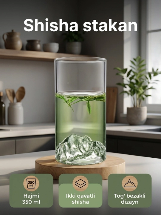 Universal shisha stakan va bakallar