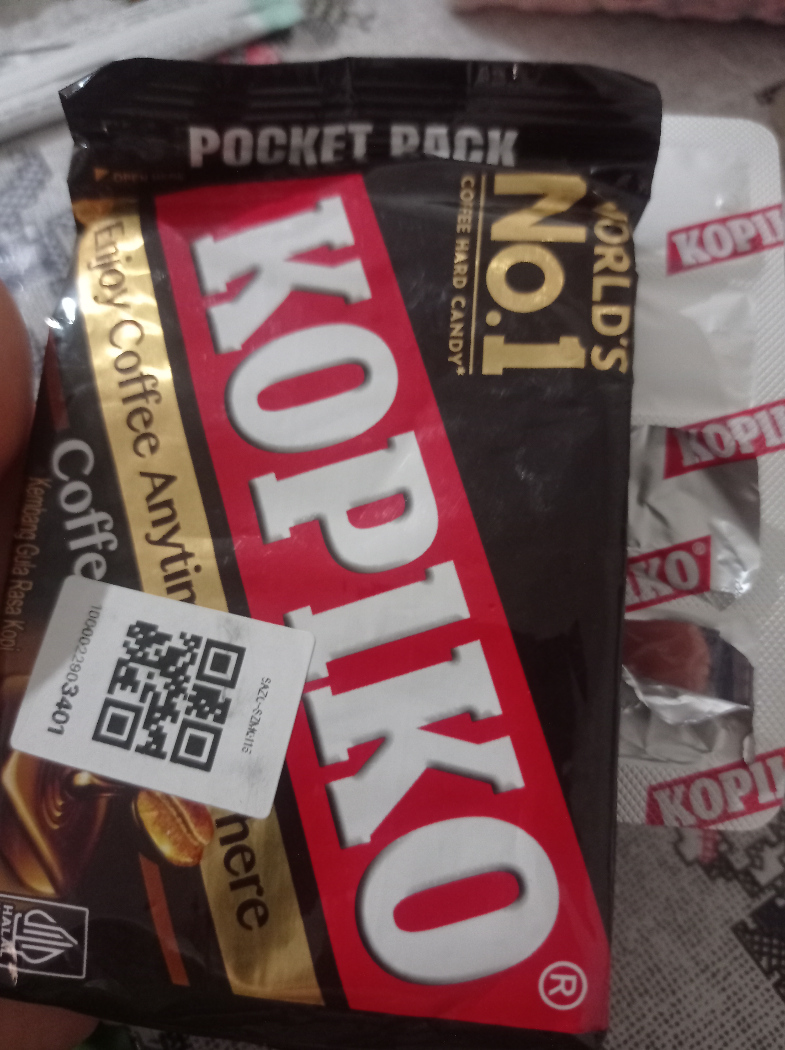 Конфеты со вкусом кофе "Kopiko", 32 г