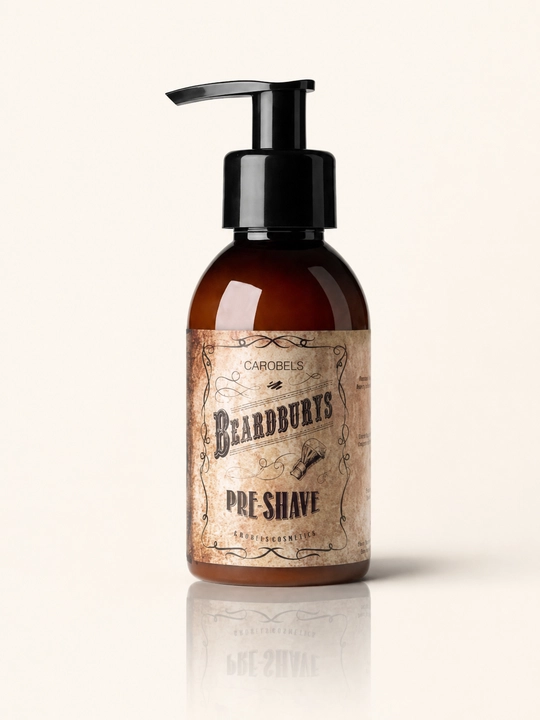 Лосьон до бритья Carobels Beardburys Pre-Shave, для подготовки кожи, с дозатором
