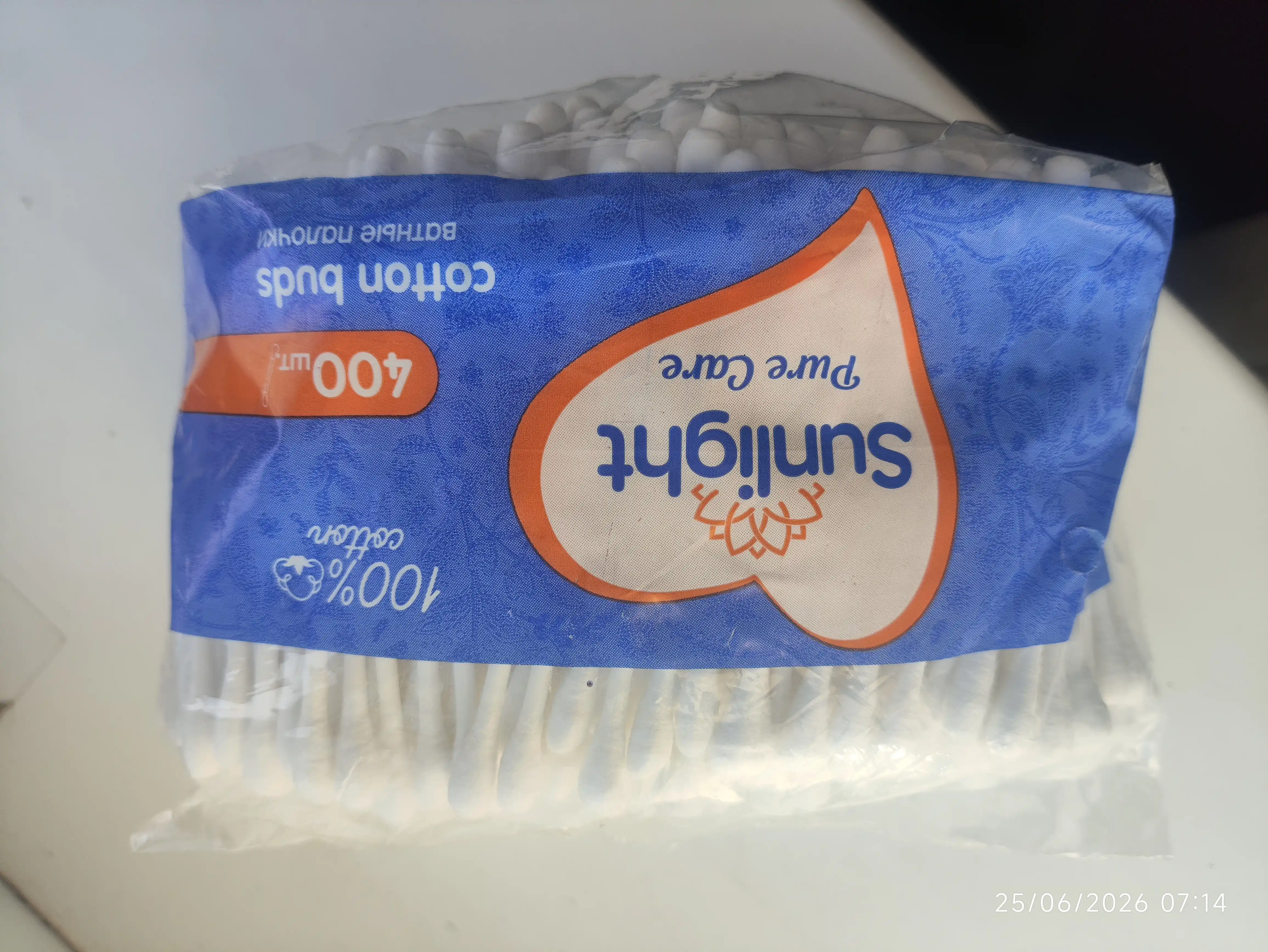 Ватные палочки Sunlight, 400 шт