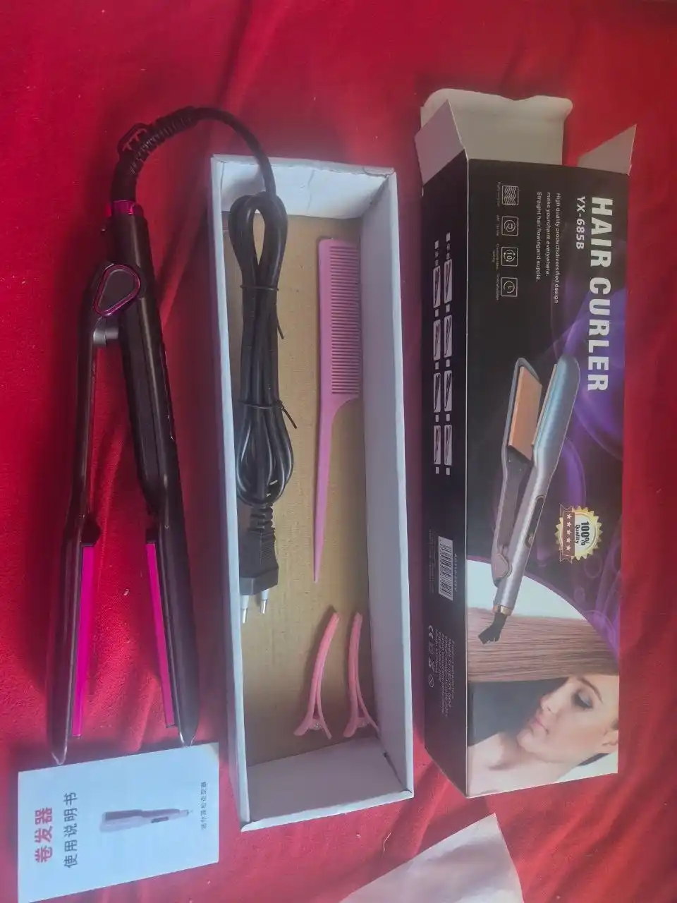 Sochlarni tekis qilish uchun professional dazmol HAIR CURLER  YX-685