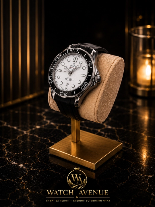 Omega Seamaster uslubidagi avtomatik mexanizmli erkaklar soati
