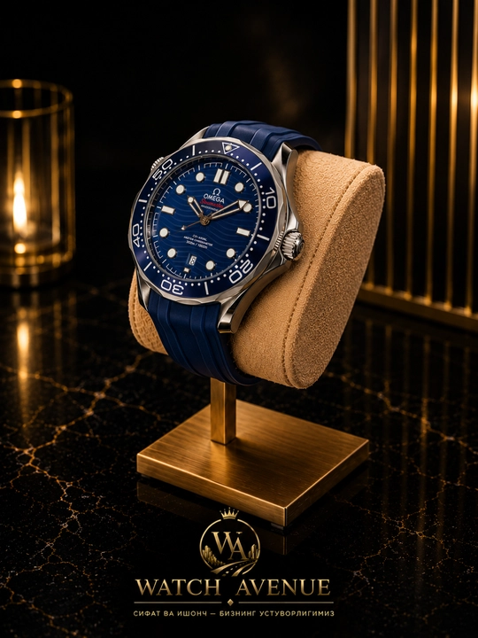 Omega Seamaster uslubidagi avtomatik mexanizmli erkaklar soati