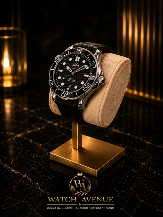 Omega Seamaster uslubidagi avtomatik mexanizmli erkaklar soati
