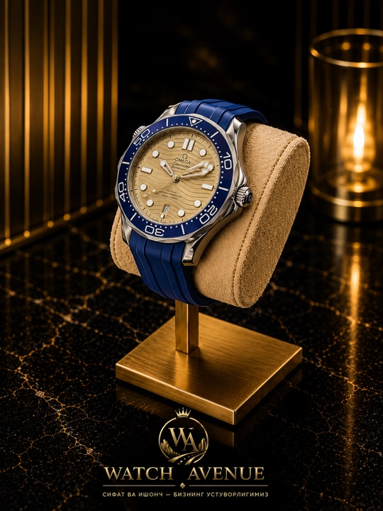 Omega Seamaster uslubidagi avtomatik mexanizmli erkaklar soati