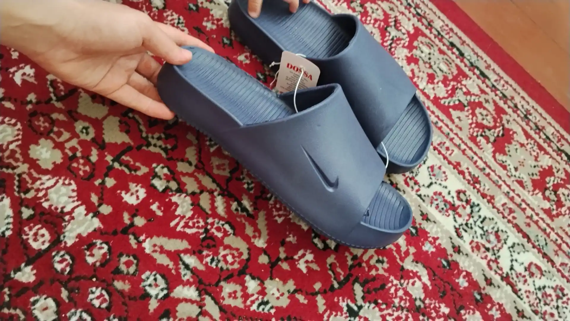 Erkaklar yozgi tapochka DOSSA, qulay, rezina, erkaklar kundalik ko‘cha shippaklari 40-45