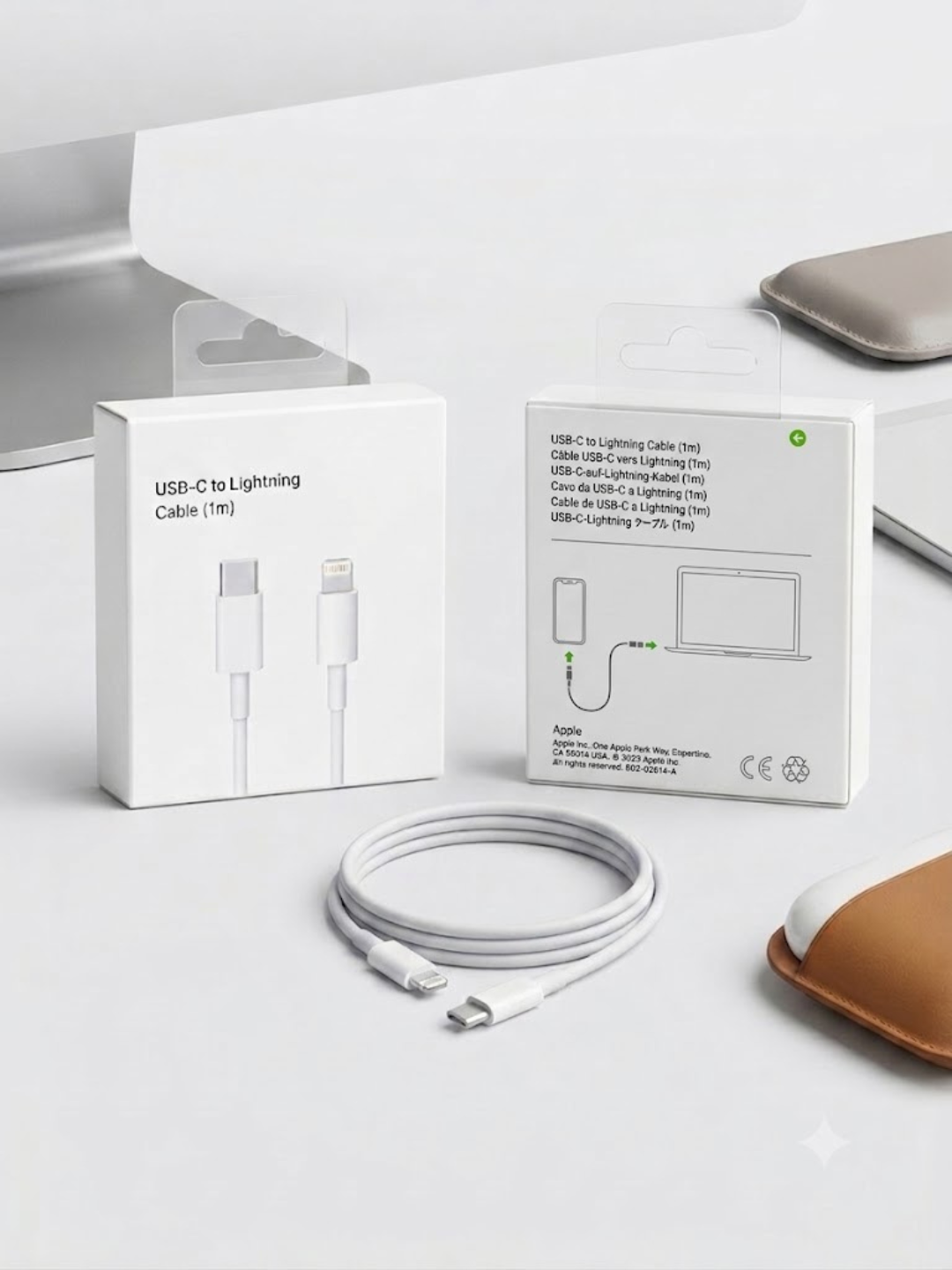 USB-C to lighting кабель (1m)
