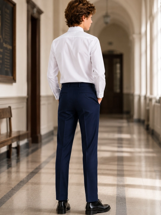 Классические брюки для мальчиков Slim Fit, школьные и праздничные, повседневный стиль