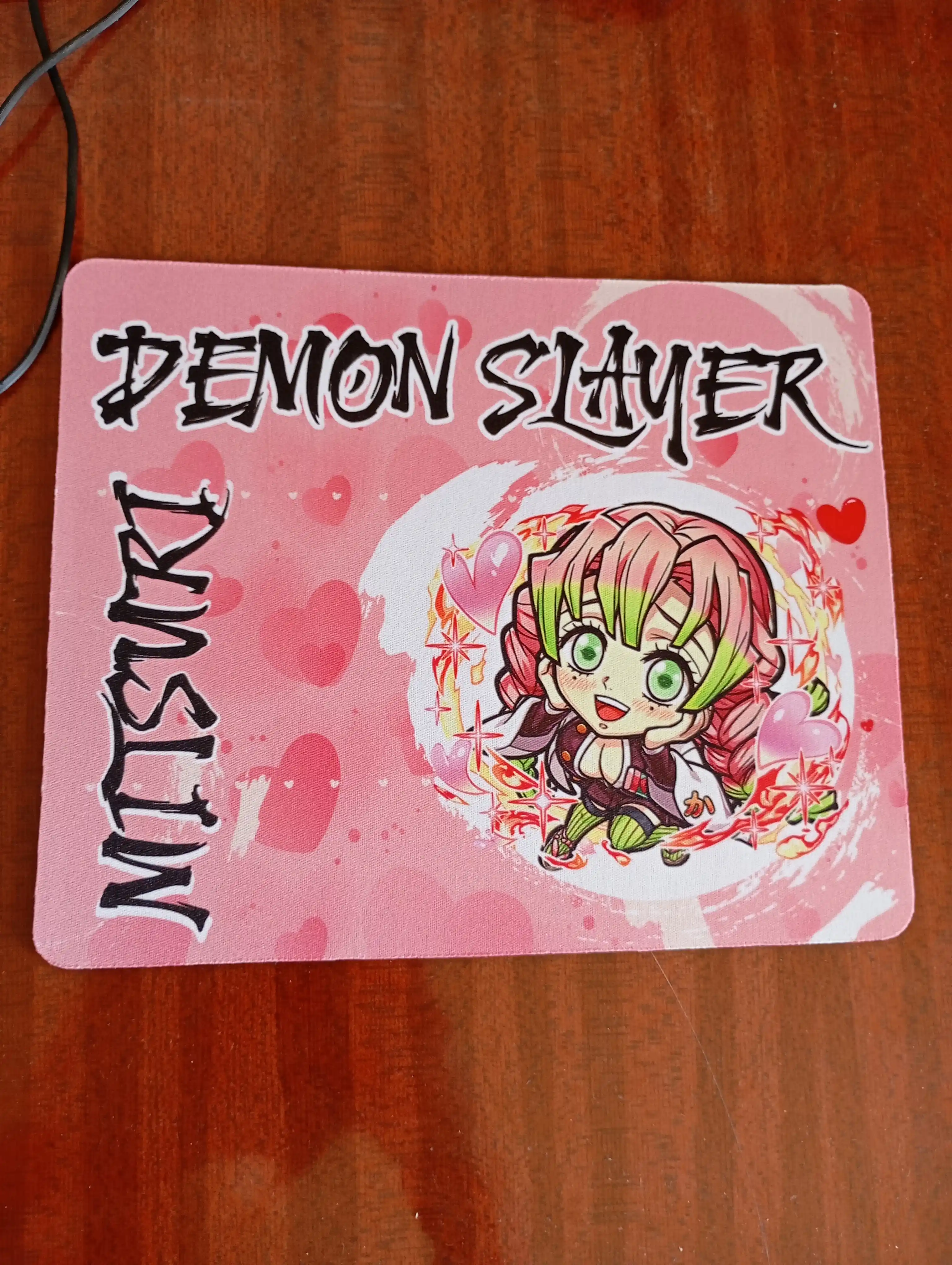 Коврик для мыши "Demon Slayer", герои Аниме "Клинок, рассекающий Демонов", 22х18 см 