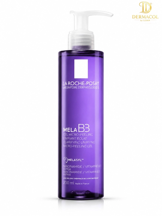 Yuz uchun yengil tozalovchi ko‘pik gel mela b3 laroche 200 ml