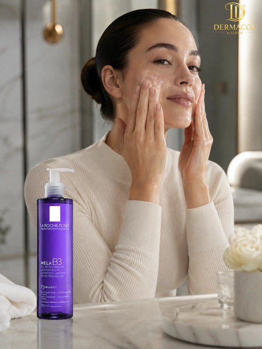 Yuz uchun yengil tozalovchi ko‘pik gel mela b3 laroche 200 ml