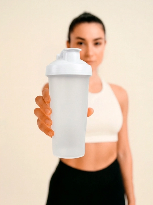 Sheyker, shaker suv shisha, sport idish, geyner, oqsil, protein, 600 ml, uniseks
