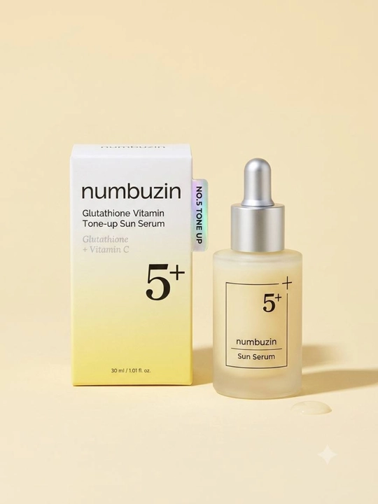 Numbuzin No.5+ Glutathione Vitamin C Serum, осветляющая сыворотка, 30 мл
