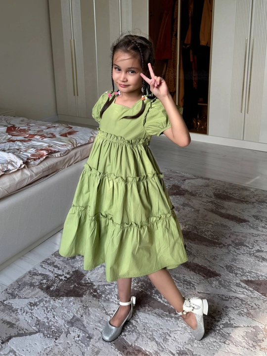 Платье для девочки, с декоративным бантиком на спине, стильное, Nurkid