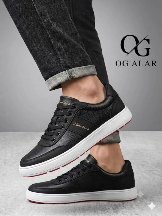 Мужские кеды, современные и удобные кроссовки SANTONI