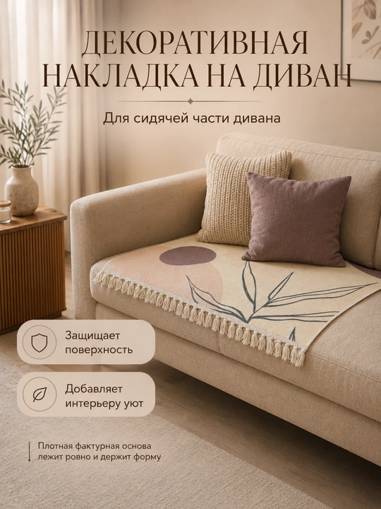 Pol va divan uchun gilamcha 150×90 sm, poliester va paxta, popukli