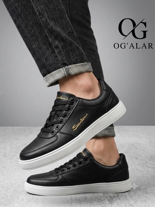 Мужские кеды, современные и удобные кроссовки SANTONI