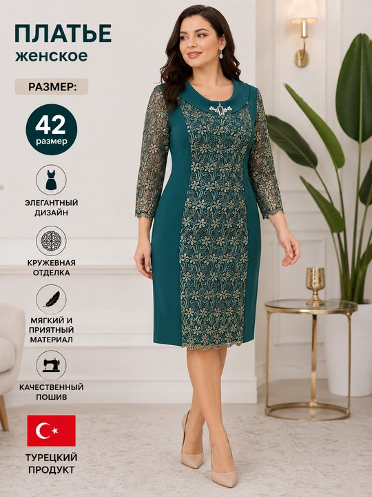 Premium to‘r bezakli g‘ilofli ko‘ylak - 