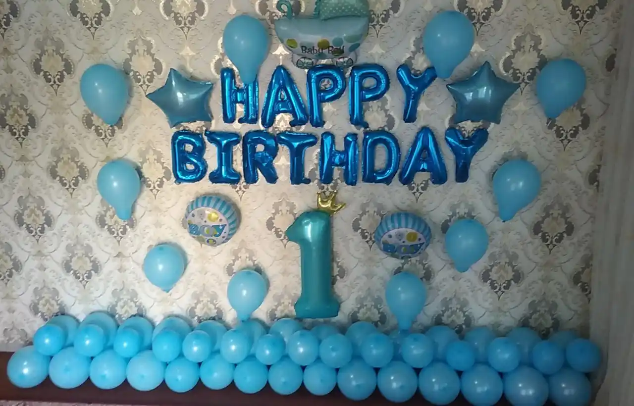 Шарики буквы Happy Birthday с днем рождения, надпись гирлянда на стену, набор для фотозоны